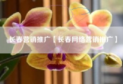 长春营销推广【长春网络营销推广】