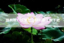 搜狗推广效果怎么样？来了解下吧