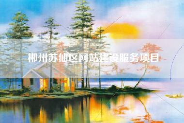郴州苏仙区网站建设服务项目