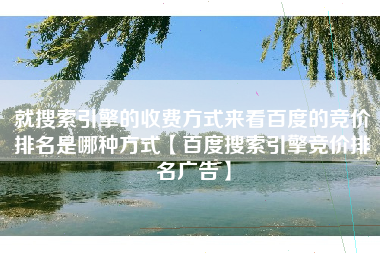 就搜索引擎的收费方式来看百度的竞价排名是哪种方式【百度搜索引擎竞价排名广告】