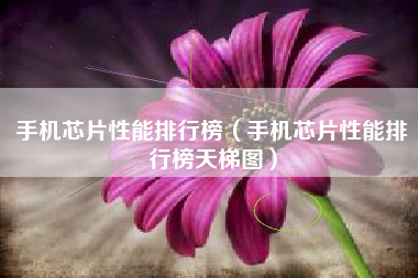手机芯片性能排行榜（手机芯片性能排行榜天梯图）