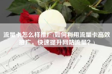 流量卡怎么样推广(如何利用流量卡高效推广，快速提升网站流量？)