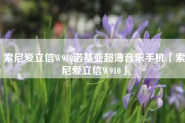 索尼爱立信W910诺基亚超薄音乐手机「索尼爱立信W910」